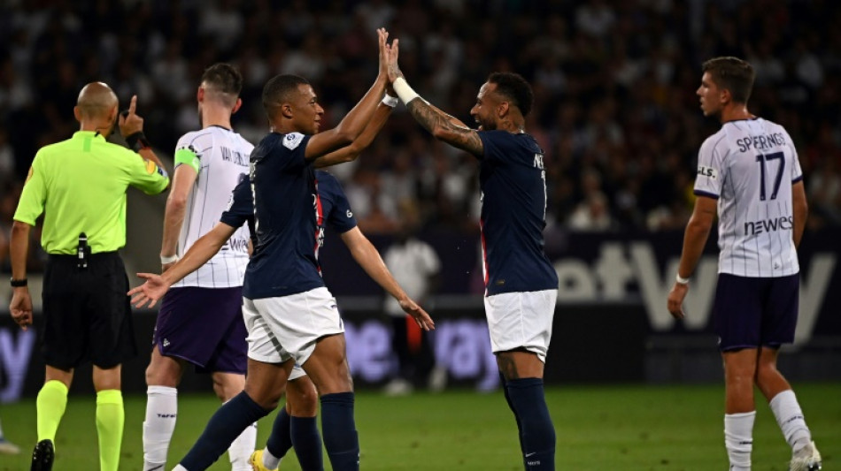 Neymar, Mbappe score as PSG see off Toulouse