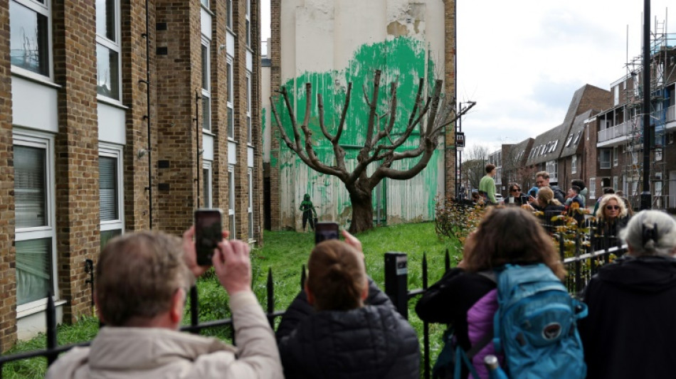 Mural de Banksy em Londres é protegido por cercas após ser danificado