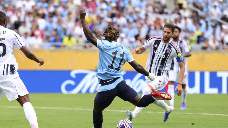 Mondiale club: la Juve crolla con il Manchester City, perde 5-2