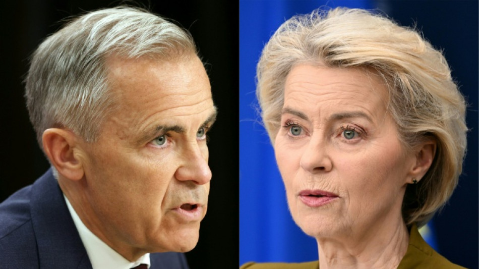 EU chief hosts Canada's Carney in push to 'deepen' alliance 
