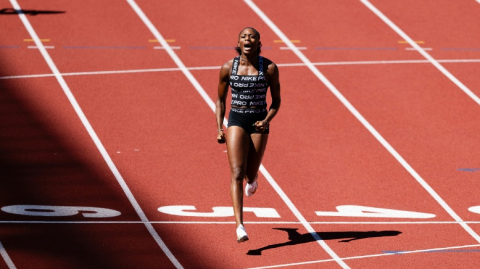  Jefferson-Wooden holds off Richardson for Eugene 100m win 
