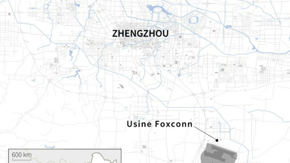 Chine: début du confinement autour d'iPhone city