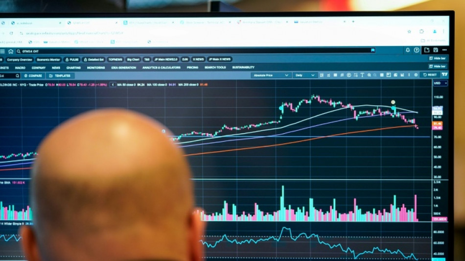 Wall Street en net recul, entre r&eacute;sultats et guerre commerciale
