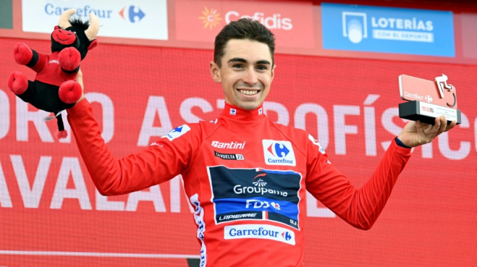Vuelta: l'espoir Fran&ccedil;ais Lenny Martinez nouveau leader devant Kuss, vainqueur d'&eacute;tape