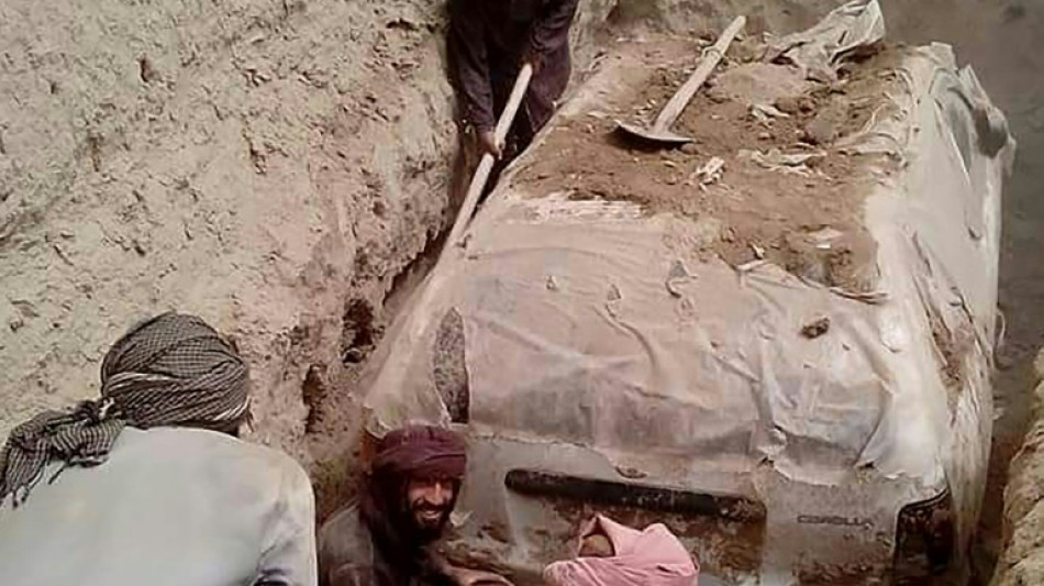 Taliban excavate ex-leader Mullah Omar's 'getaway car'