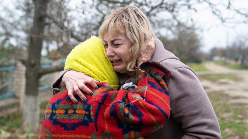 'Tears of happiness': Ukrainians rejoice after liberation from Russians