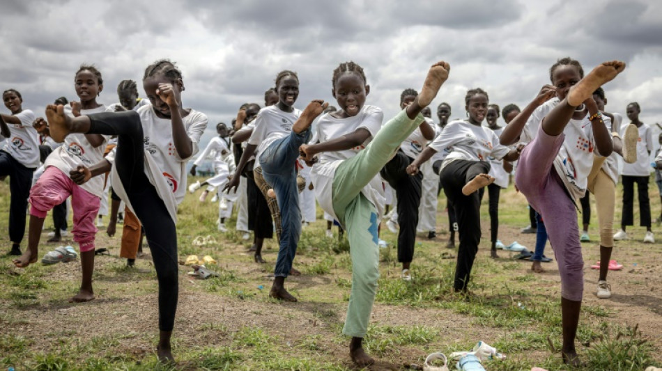 'Defend ourselves': Refugee girls in Kenya find strength in taekwondo