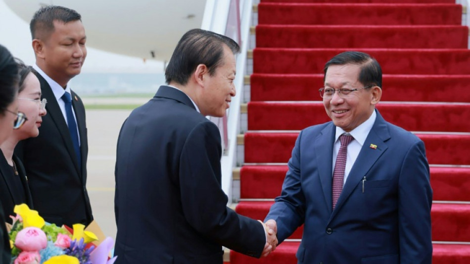  Myanmars Machthaber Min Aung Hlaing zu Gespr&auml;chen in Peking 