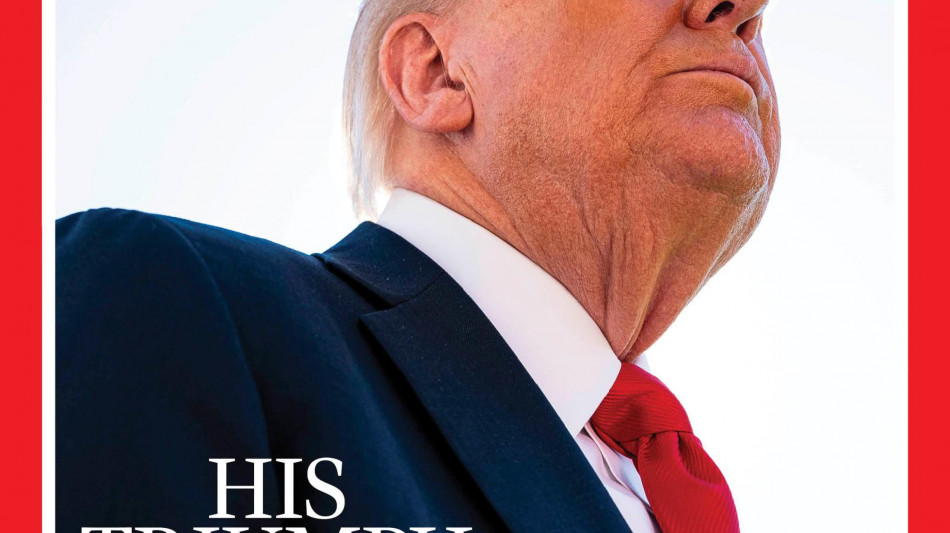Time dedica la copertina a Trump. Tycoon, 'foto troppo brutta'
