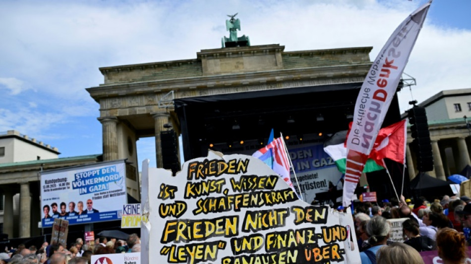 Tausende Menschen nehmen an Gaza-Friedensdemo in Berlin teil