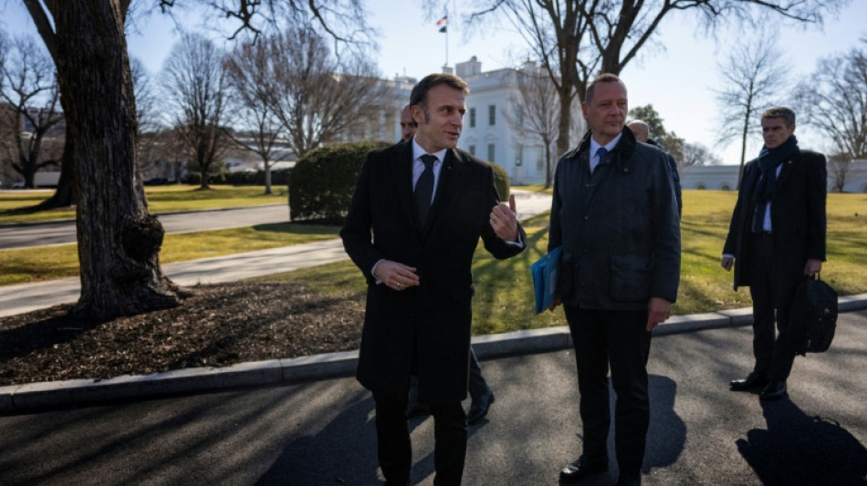 Macron plaide la cause de l'Ukraine face &agrave; Trump