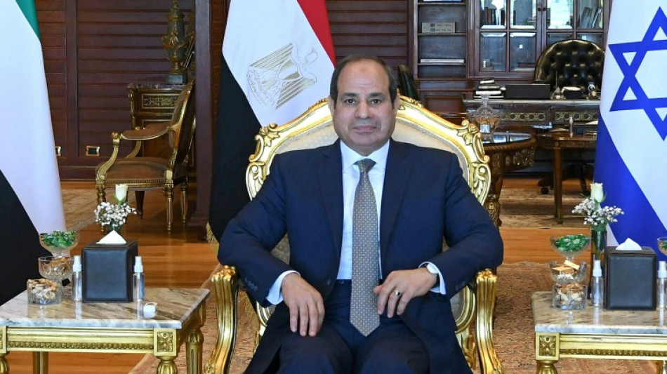 Al-Sisi empf&auml;ngt israelischen Regierungschef und Abu Dhabis Kronprinz
