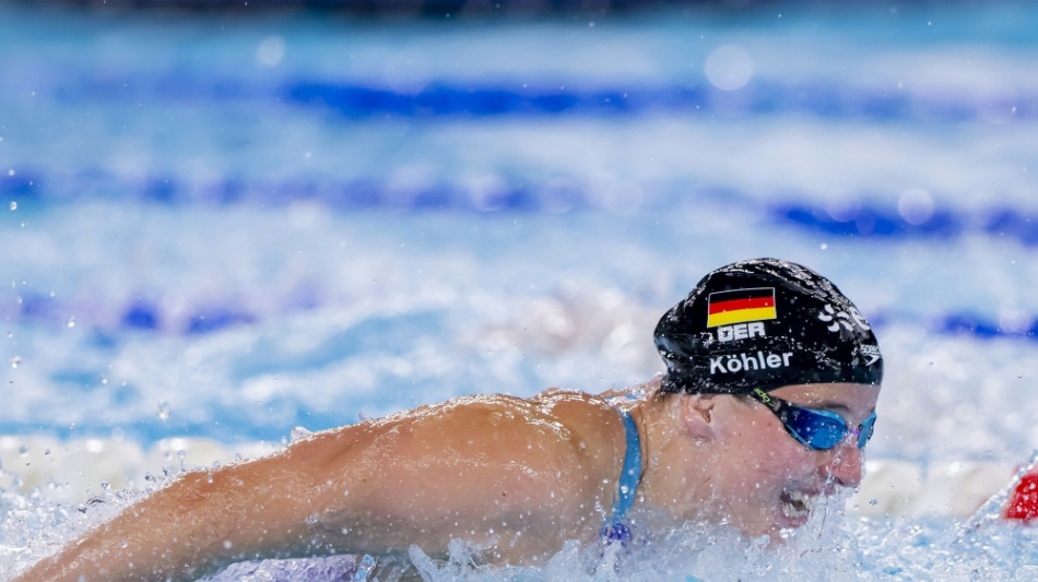  Schwimm-EM: K&ouml;hler holt Silber &uuml;ber 100 m Schmetterling 