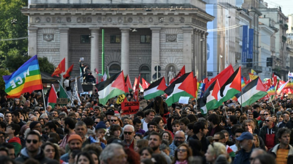 Mass protests, strikes in Italy for Gaza