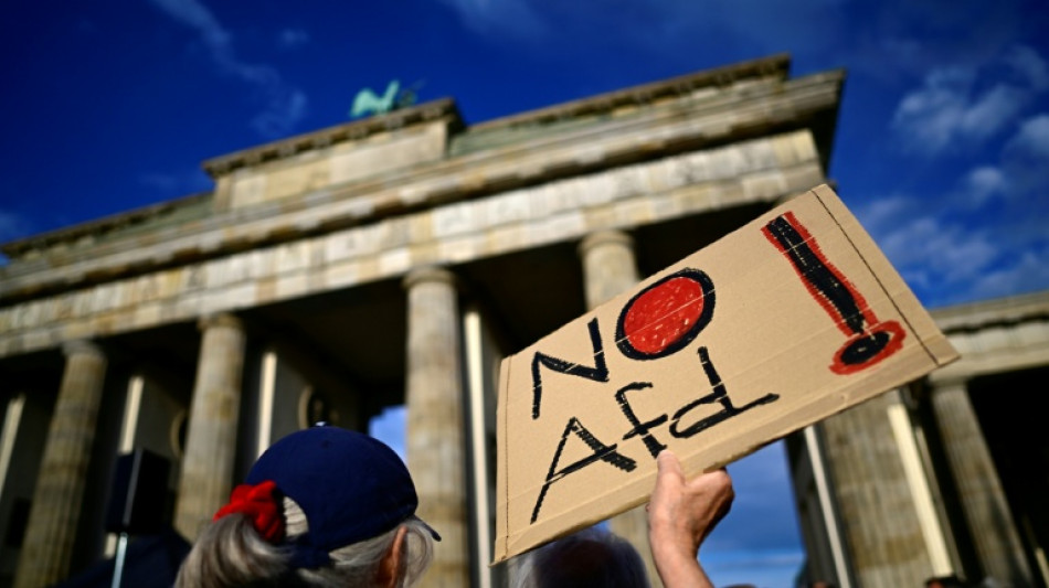  Far-right victory in Germany draws protesters in Berlin 