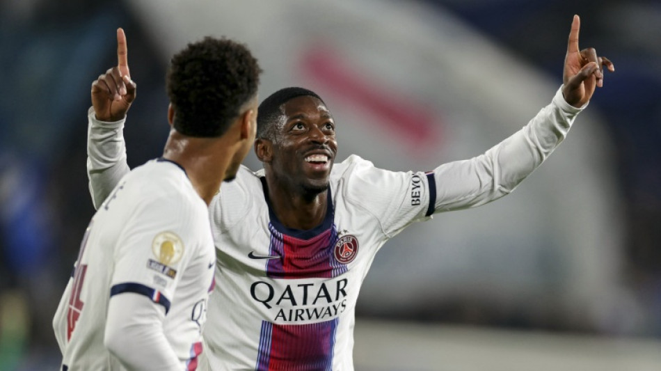  L1 : entre deux chocs europ&eacute;ens, le PSG renverse Strasbourg gr&acirc;ce &agrave; Demb&eacute;l&eacute; 