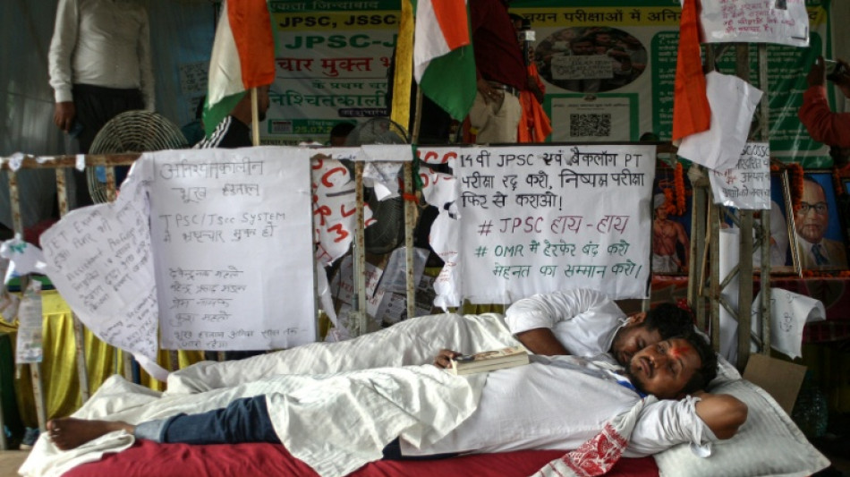 Indian students step up exam protests in Jharkhand 