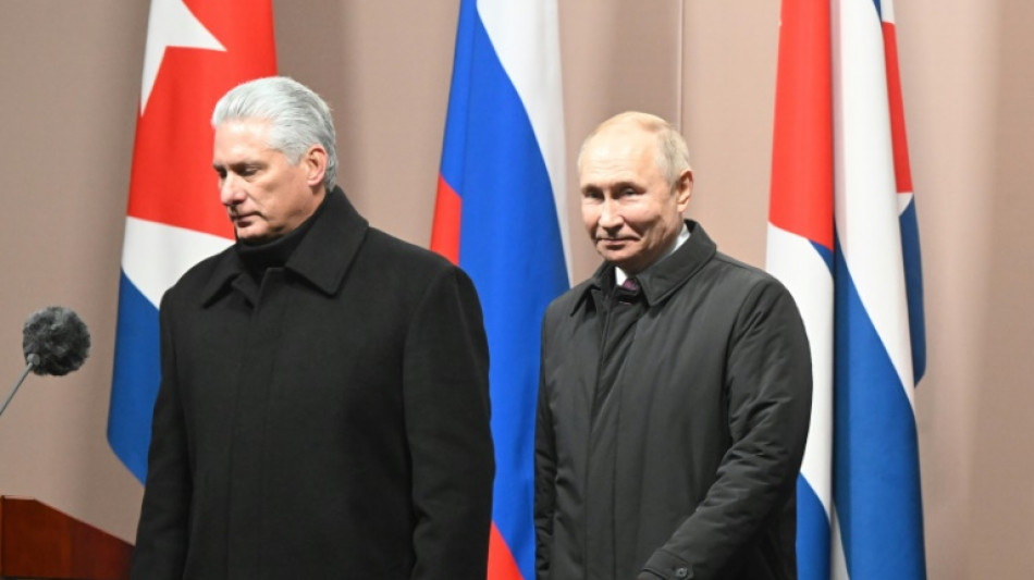 Putin y el presidente de Cuba muestran su unidad frente a EEUU