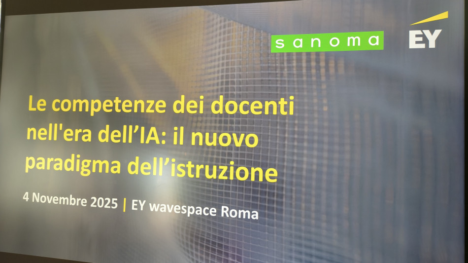 Ey-Sanoma, l'Ia cambierà il 60% delle competenze dei docenti