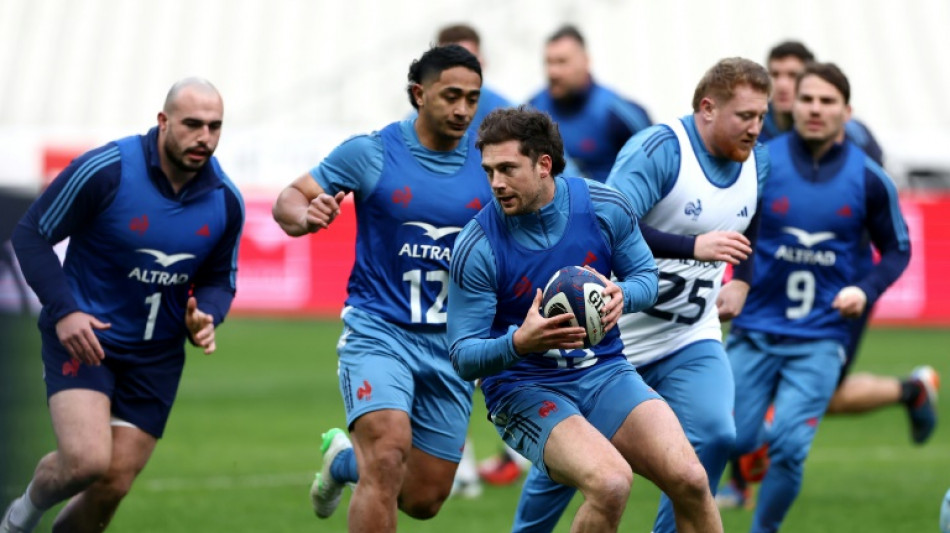 XV de France: les Bleus entament leur qu&ecirc;te de Tournoi face aux Gallois