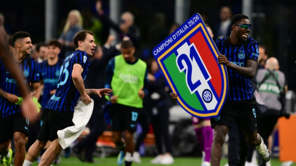  Inter Milan win Italian title for third time in six seasons 