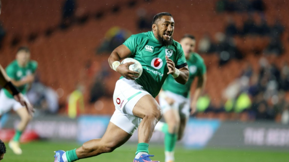 Ireland centre Aki to miss Tests after 8-week ban