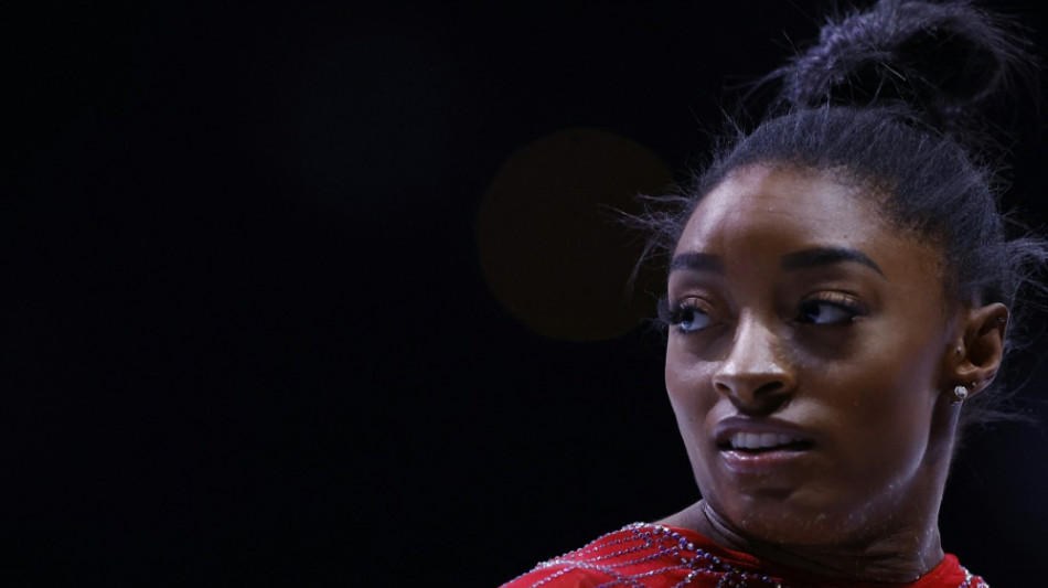 Kunstturnen: Nach Sturz beim Sprung nur Silber f&uuml;r Biles 