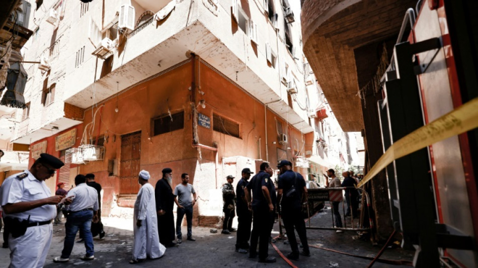 Un incendie accidentel dans une &eacute;glise du Caire fait 41 morts