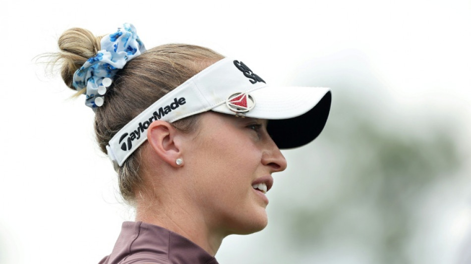  No.1 Korda charges into share of LPGA Mexico lead 