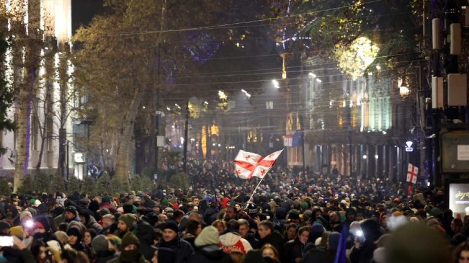 Macron ruft Georgien zur Freilassung aller "willk&uuml;rlich" Festgenommenen auf