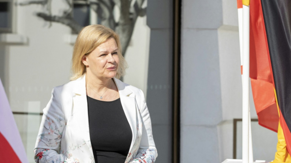 Innenministerin Faeser mit klarer Kante gegen Super League