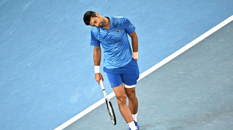 Open d'Australie: Djokovic passe, mais dans la douleur