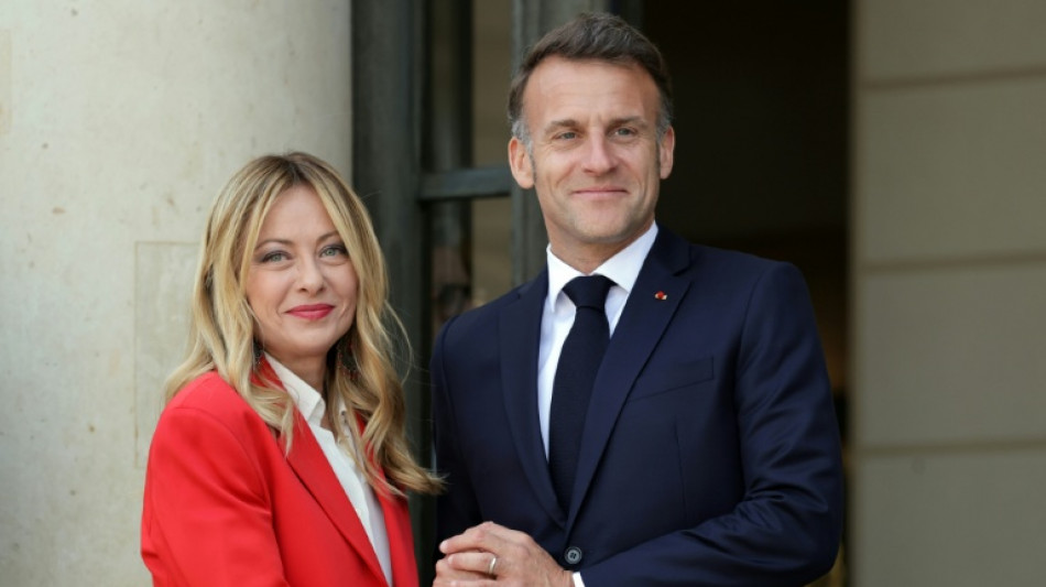  Macron et Meloni vont mettre en sc&egrave;ne leur "bonne entente" sur la C&ocirc;te d'Azur 