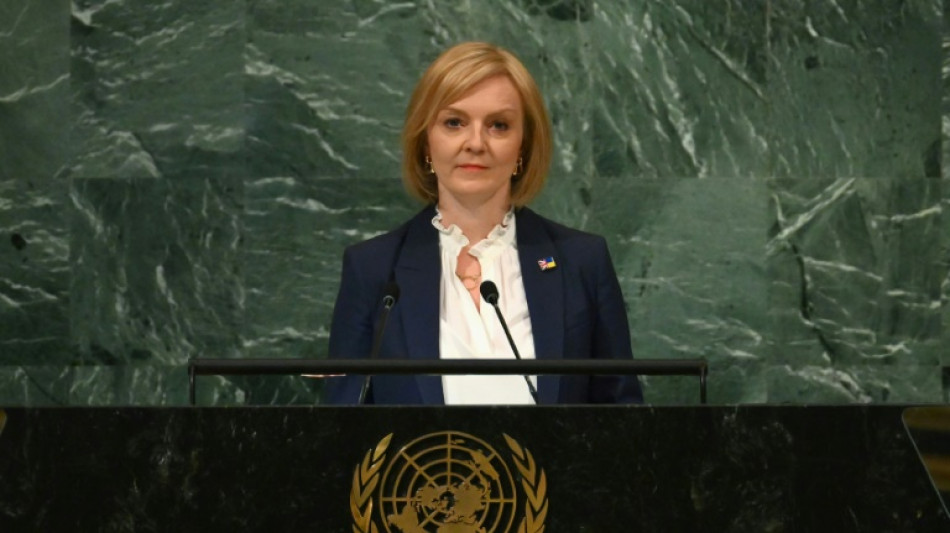 Truss gelobt bei UN-Rede Militärhilfe für die Ukraine "solange wie nötig"