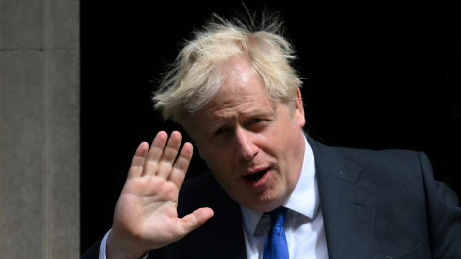 UK ministers in crisis talks with embattled Johnson