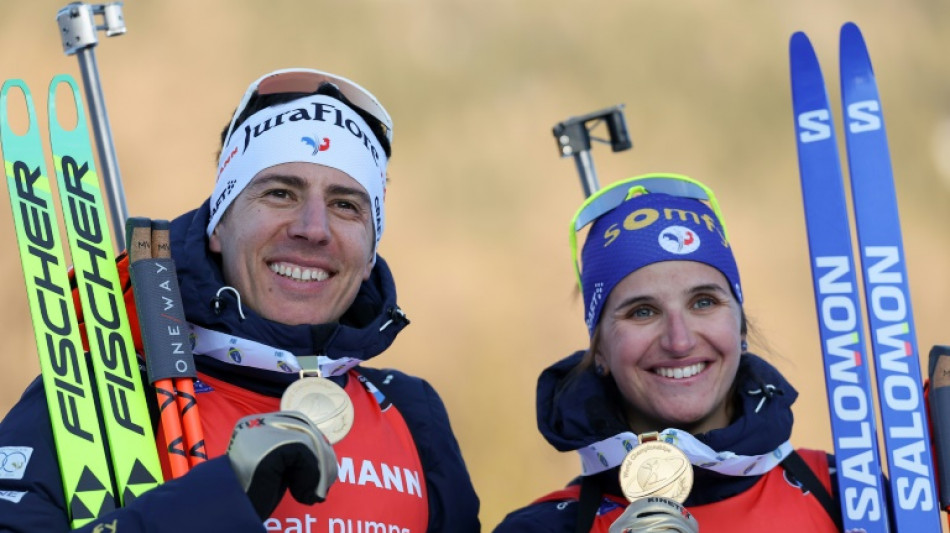 Mondiaux de biathlon: un titre pour Simon et Fillon Maillet, 10e m&eacute;daille fran&ccedil;aise