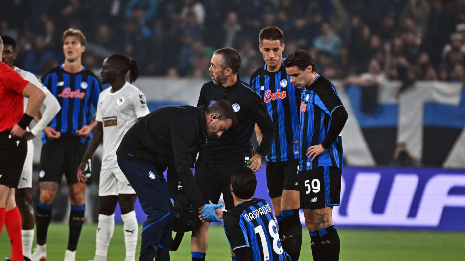  Calcio: Atalanta; Raspadori fuori due settimane, ancora problemi al bicipite femorale 