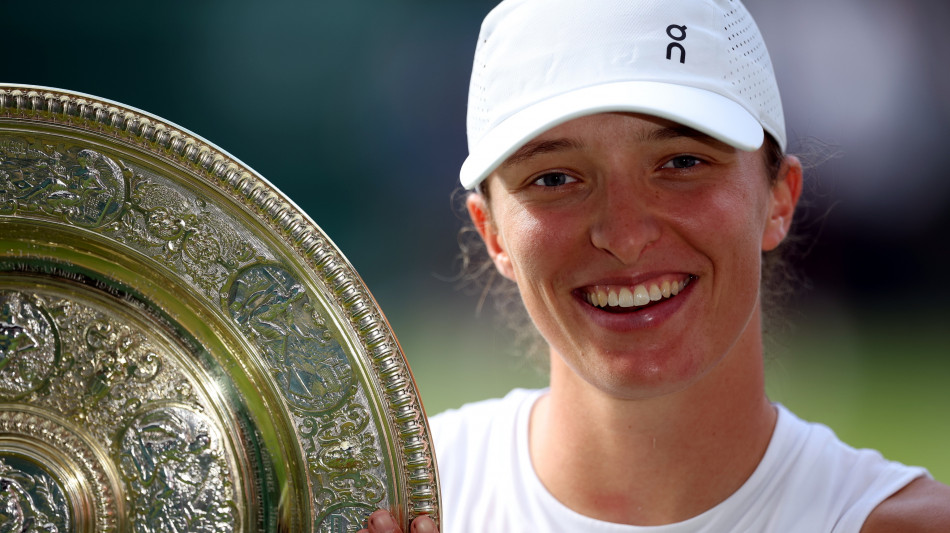 Swiatek "mai avevo sognato di vincere Wimbledon, era troppo"