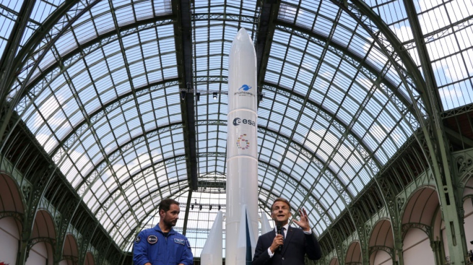  Macron urges Europe to develop 'crewed spaceflight' programme 