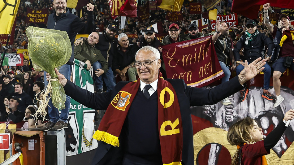 Roma: Ranieri 'bello giocarsi Champions a 90' dalla fine'