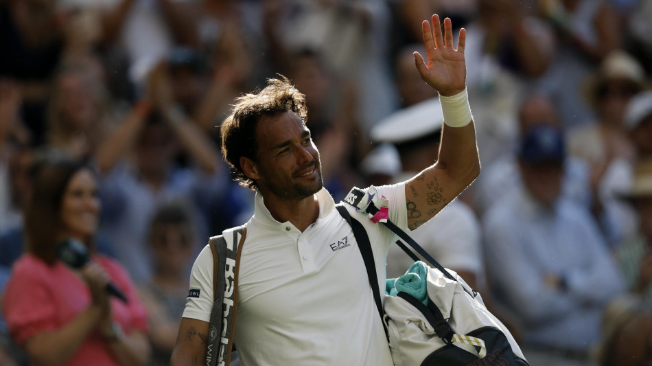 Wimbledon: Fognini, "forse smetto, ci penso un paio di giorni"