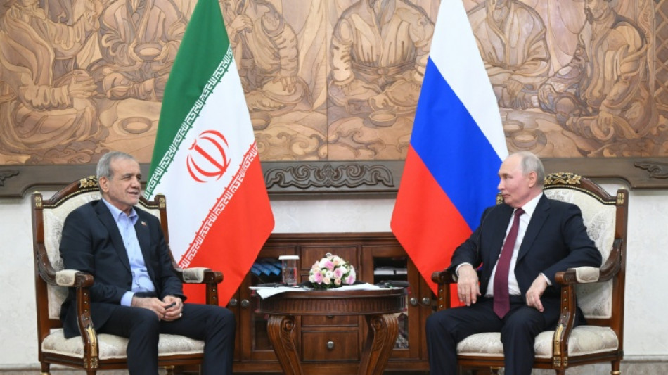  Treffen in Kirgistan: Peseschkian dankt Putin f&uuml;r Russlands Haltung zu Iran-Krieg 