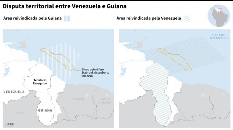 Venezuela pede que Guiana rejeite 'interfer&ecirc;ncia' de terceiros em disputa por Essequibo