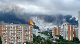 Ukraine sets Moscow refinery ablaze in biggest attack in years