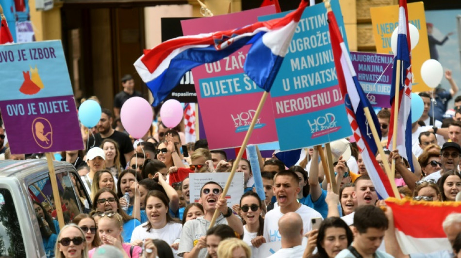 Croatie: milliers de manifestants contre l'avortement à Zagreb