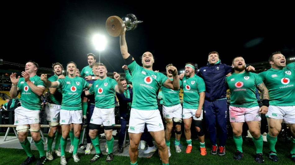 Rugby: l'Irlande bat encore la Nouvelle-Zélande (32-22) et remporte la tournée estivale