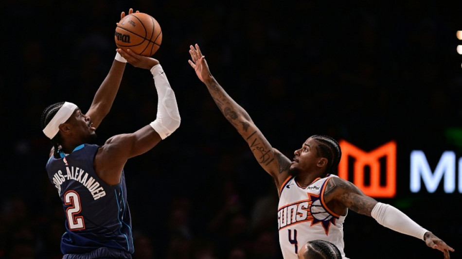  Thunder roll past Suns, Pistons bounce back to level series with Magic 