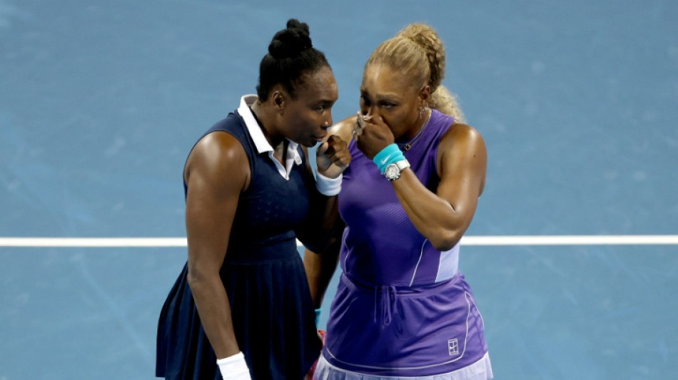  Williams sisters fall at Cincinnati while Zverev advances 