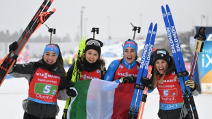 Biathlon: les Italiennes championnes du monde en relais, les Fran&ccedil;aises 4e