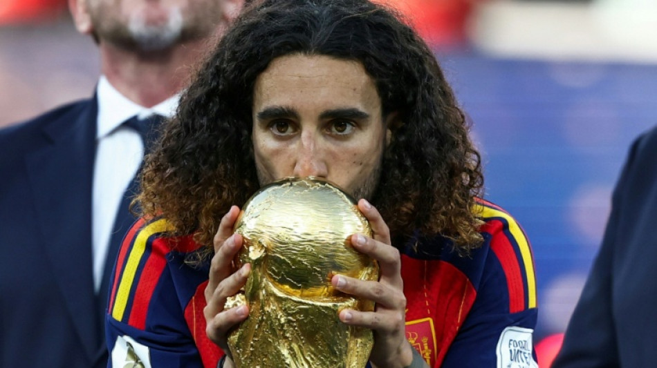  Cucurella keeps De la Fuente tattoo pledge after Spain World Cup win 